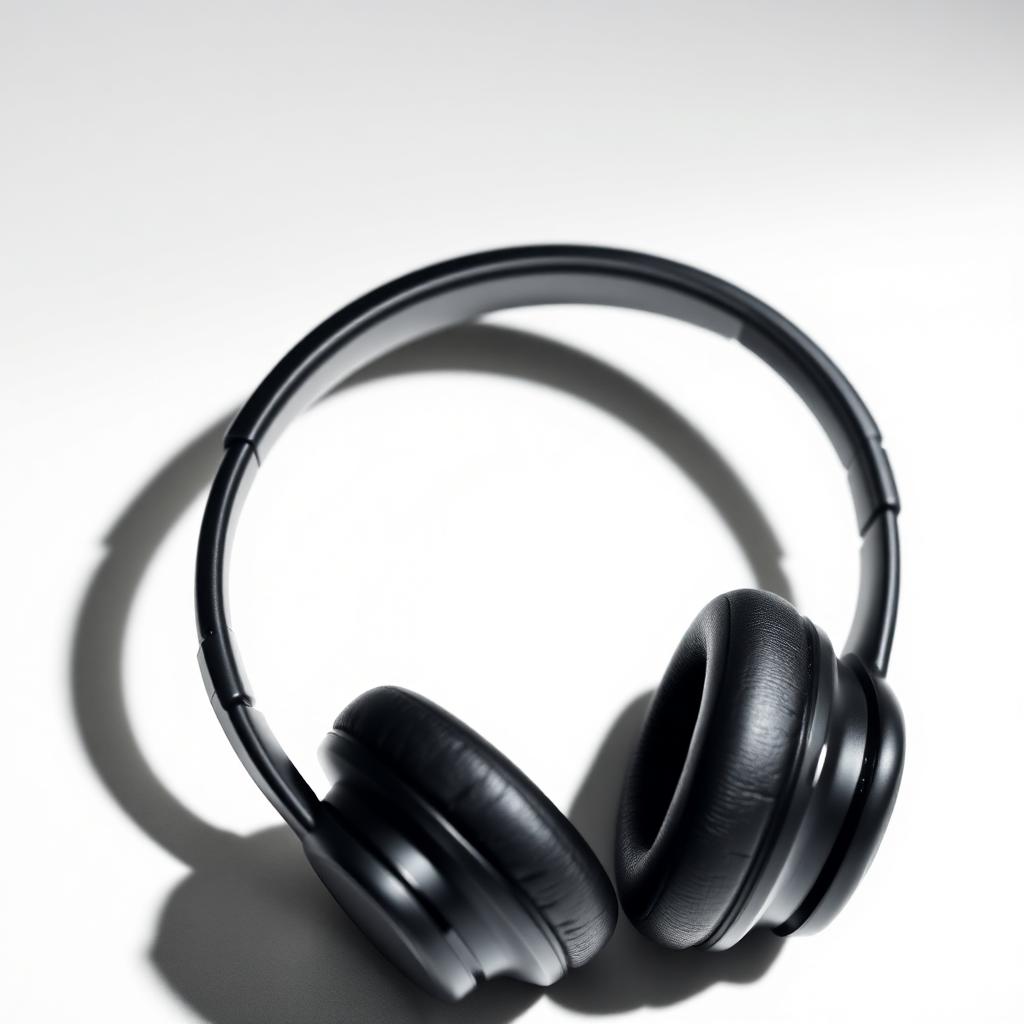 Aurora Wireless Headphones on a light surface, showcasing plush memory-foam cushions and sleek over-ear design.