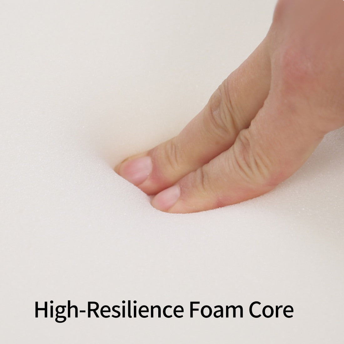 High-resilience foam core of baby bed for acid reflux, demonstrating comfort and support for babies.
