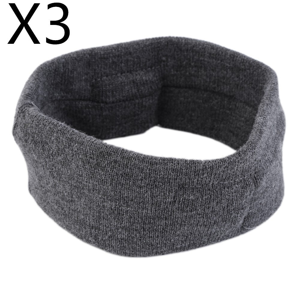 Bluetooth sports music headband in gray, designed for comfort and high-quality sound during workouts.