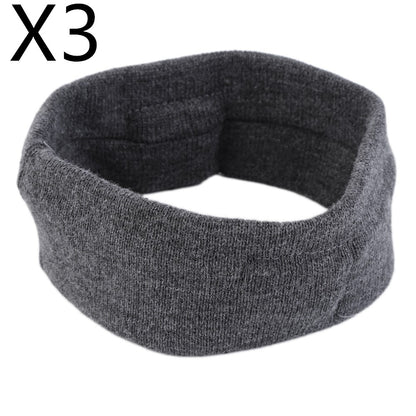 Bluetooth sports music headband in gray, designed for comfort and high-quality sound during workouts.