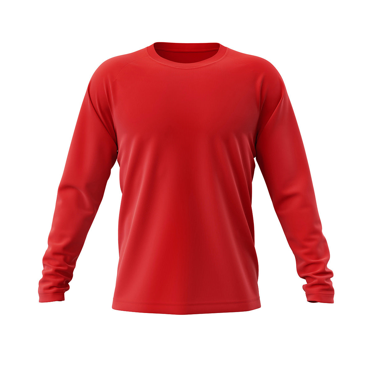 Red long sleeve parent-child breathable sweatshirt, perfect for a relaxed fit and available in EU sizes.