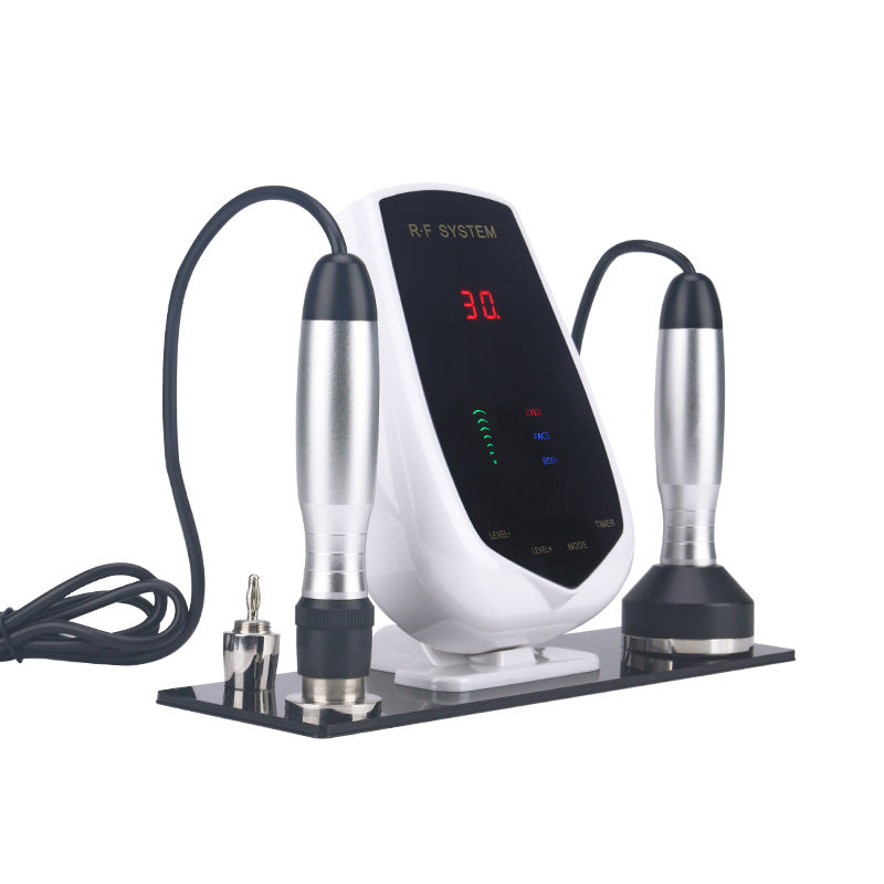 Household electric skin peeling beauty device featuring RF technology for effective skin rejuvenation.