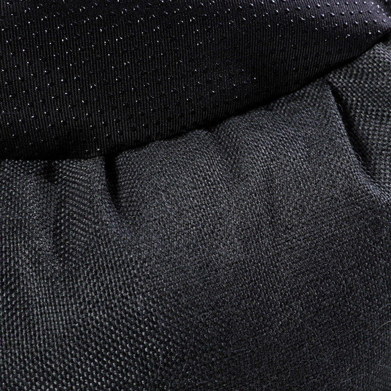 Close-up of soft fabric texture of the hexagonal doghouse for pets, showcasing high-quality cloth material.