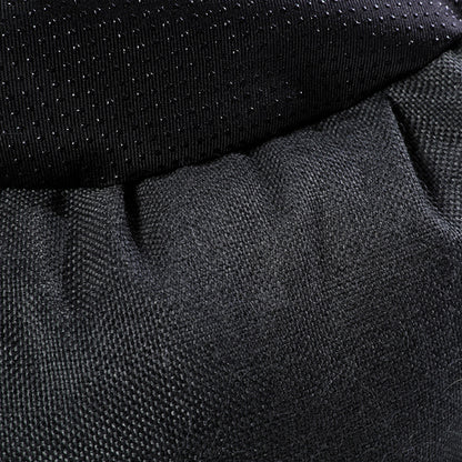 Close-up of soft fabric texture of the hexagonal doghouse for pets, showcasing high-quality cloth material.