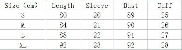 Size chart for women's yoga pants for fitness, displaying measurements for S, M, L, and XL in centimeters.