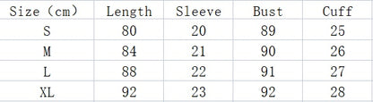 Size chart for women's yoga pants for fitness, displaying measurements for S, M, L, and XL in centimeters.