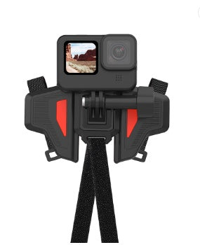GoPro accessories motorcycle helmet chin strap mount for secure camera attachment and stable shooting.