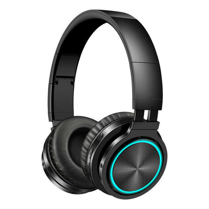 Wireless Headphones with sleek black design and illuminated accents for an immersive audio experience.