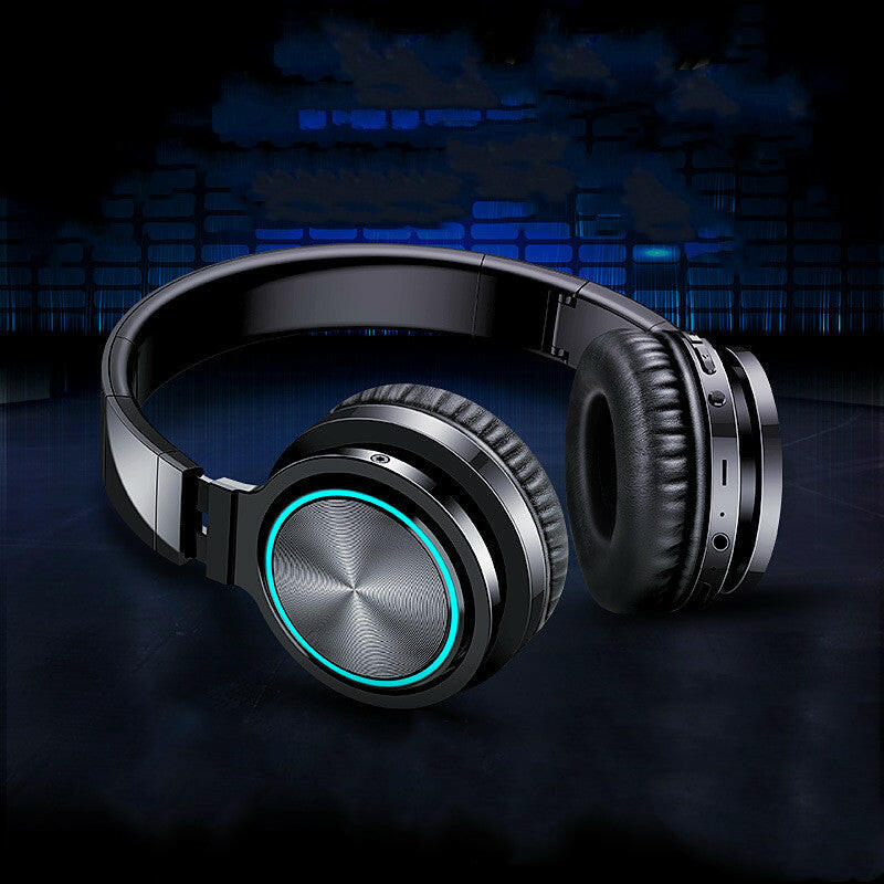 Wireless Headphones featuring an over-ear design and stylish lights, perfect for immersive audio experiences.