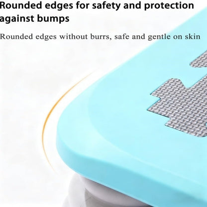 Rounded edges of the MagicMeadow sensory trampoline board for kids, ensuring safety and gentle protection against bumps.