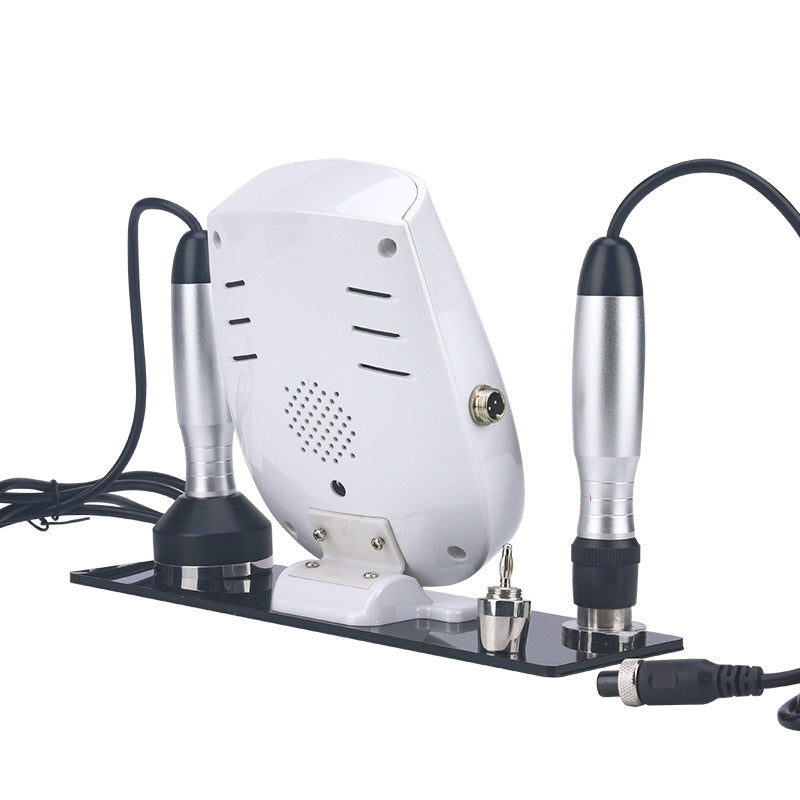 Household electric skin peeling beauty device with multiple attachments for home use.
