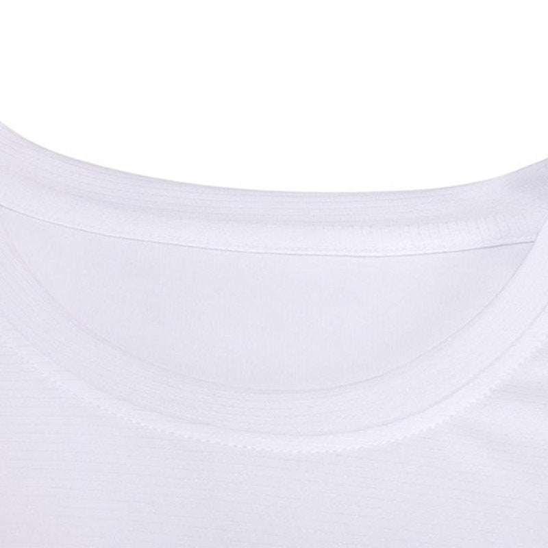 Close-up of a white collar on a parent-child breathable sweatshirt, showcasing soft fabric texture.