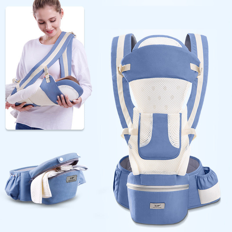 Ergonomic Baby Carrier Infant Baby Hipseat Carrier 3 In 1 Front Facing Ergonomic Kangaroo Baby Wrap Sling.
