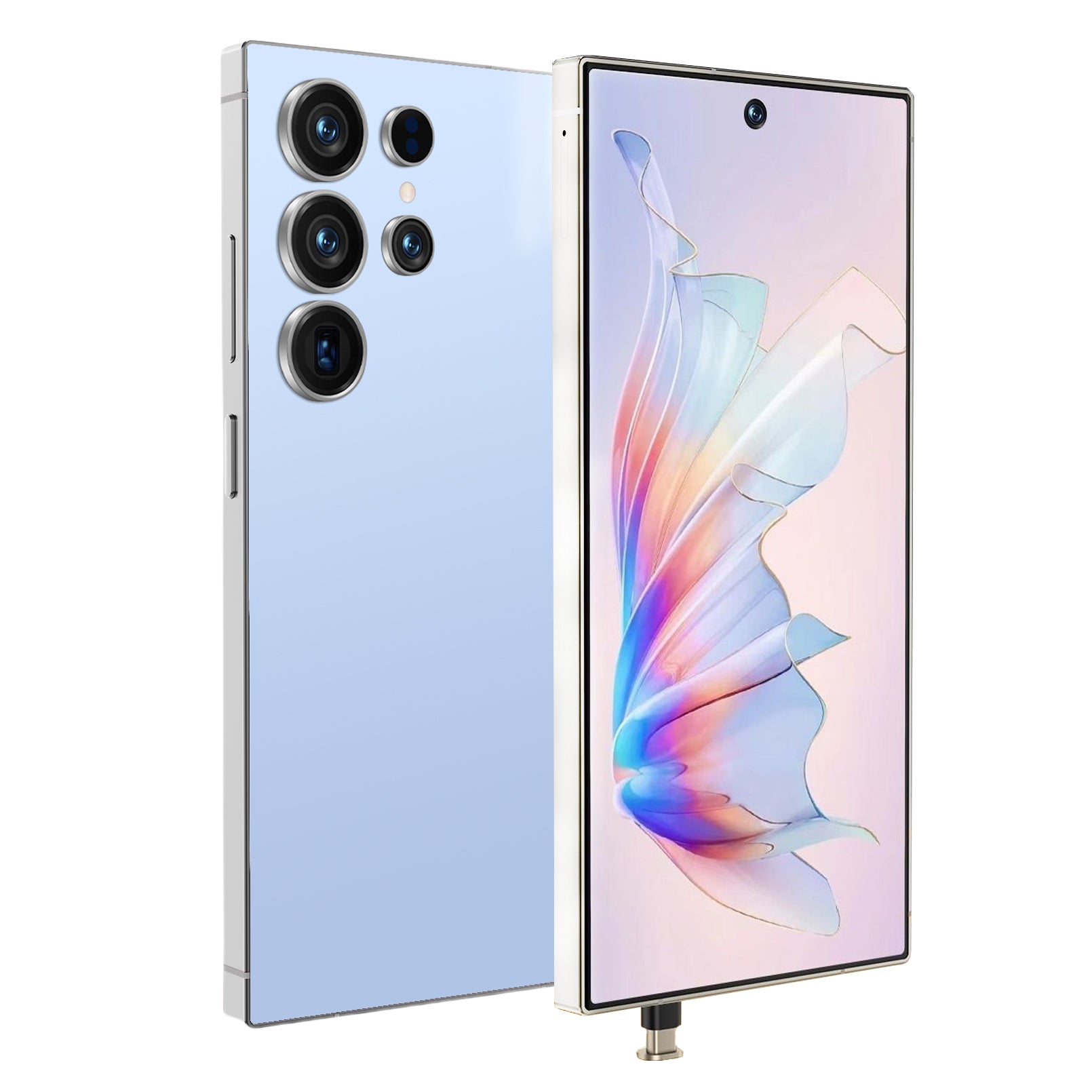 C25 Unlocked Phone Smartphone 8GB 256GB Android14.0 6800mAh 5G unlocked smartphone 256GB in blue