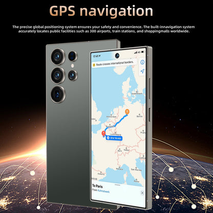 C25 unlocked phone with GPS navigation features and global positioning system display.