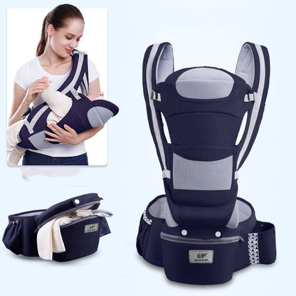 Ergonomic baby hipseat carrier featuring a versatile 3 in 1 design for comfortable baby carrying.