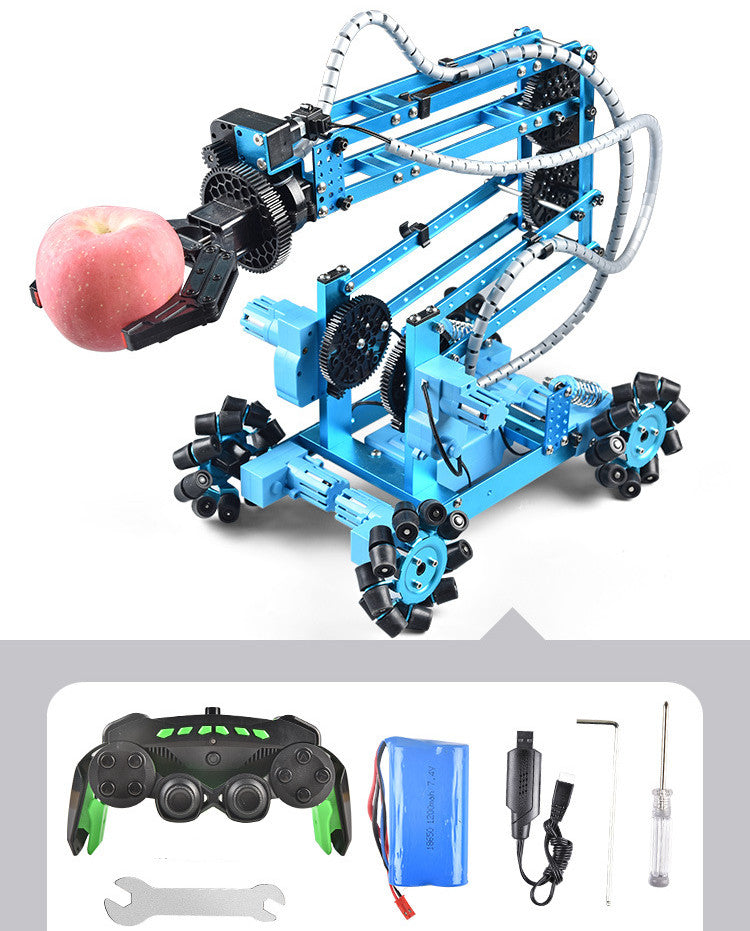 remote control robot toy with apple, wireless remote control mechanism, engineering and interactive play features