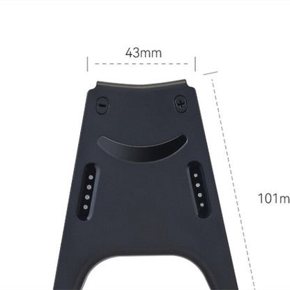 Ergonomic handle accessories bracket showing dimensions and design details for optimal grip and compatibility.