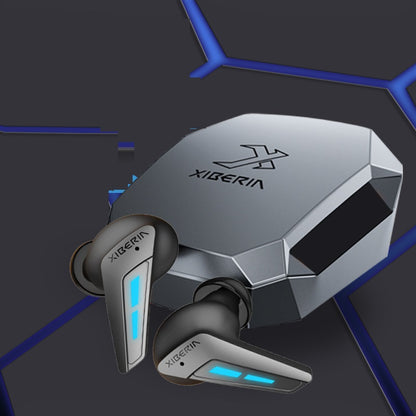 W2 True Wireless Gaming Bluetooth Headset with charging case and LED design.