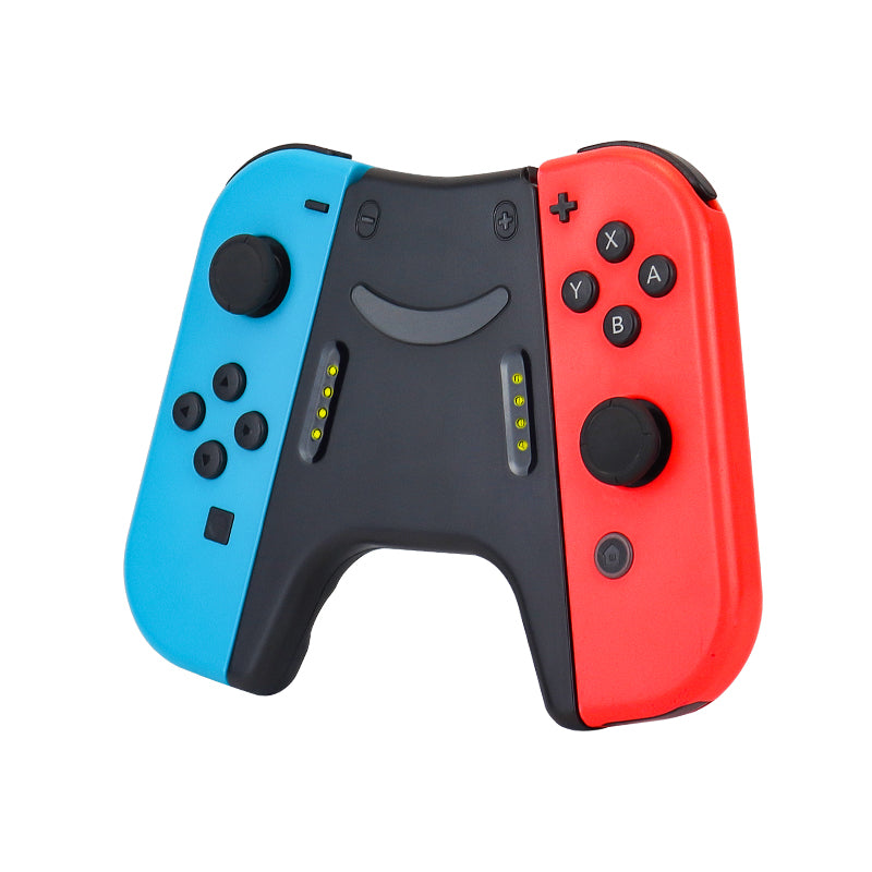 Ergonomic handle accessories bracket for gaming controller, featuring indicator lights, compact design, and compatibility.