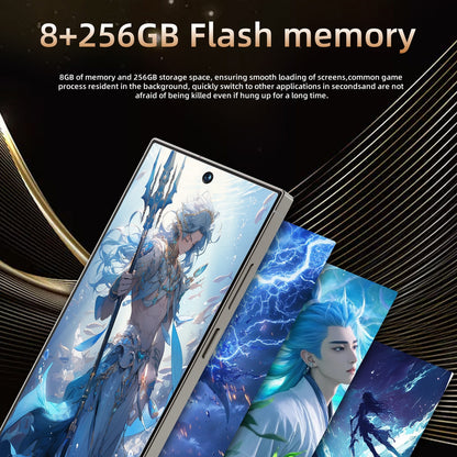 5G unlocked smartphone 256GB featuring 8GB RAM and 256GB Flash memory for seamless performance.