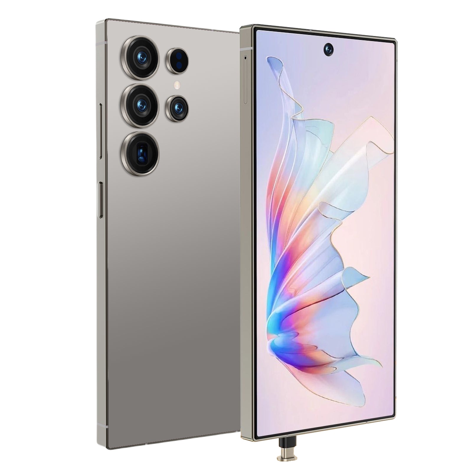 C25 unlocked phone smartphone with 6800mAh battery and 5G connectivity, featuring 8GB RAM and 256GB storage capacity