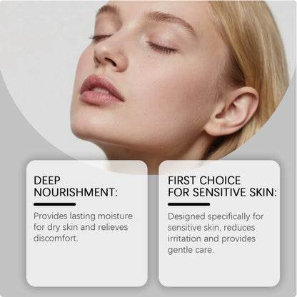 Cow fat moisturizing cream offers deep nourishment and is ideal for sensitive skin care.