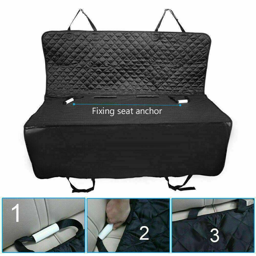 Pet Car Seat Cover Dog Safety Protector Mat Rear Back Seat Hammock Cushion Mat installation demonstration and features.